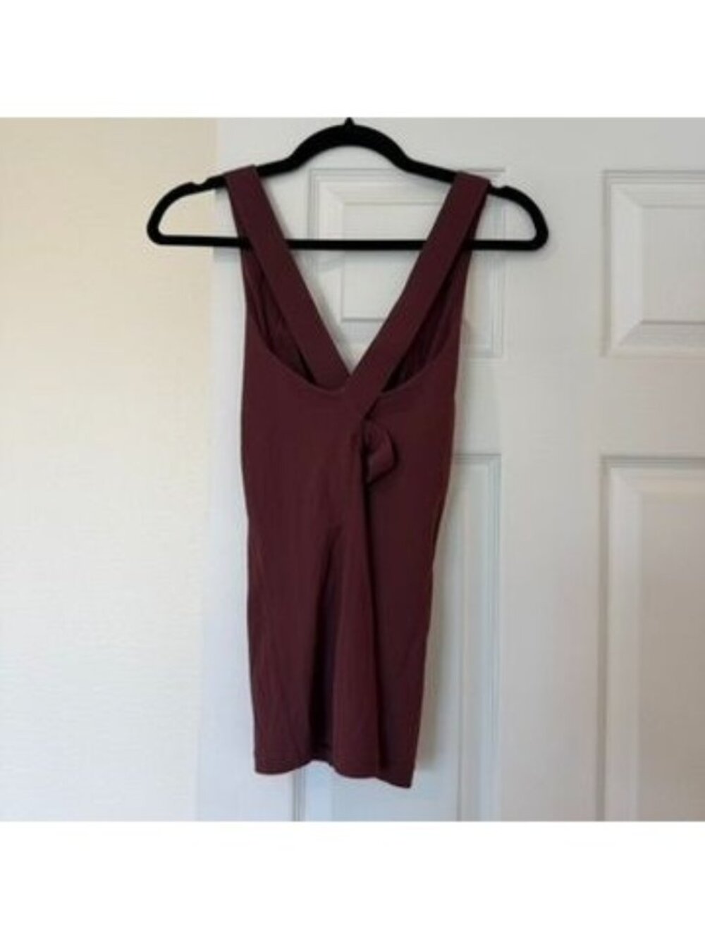Lululemon Long Burgundy Workout Tank Size 6